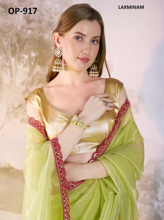 Op-917 Laxminam Net Sarees