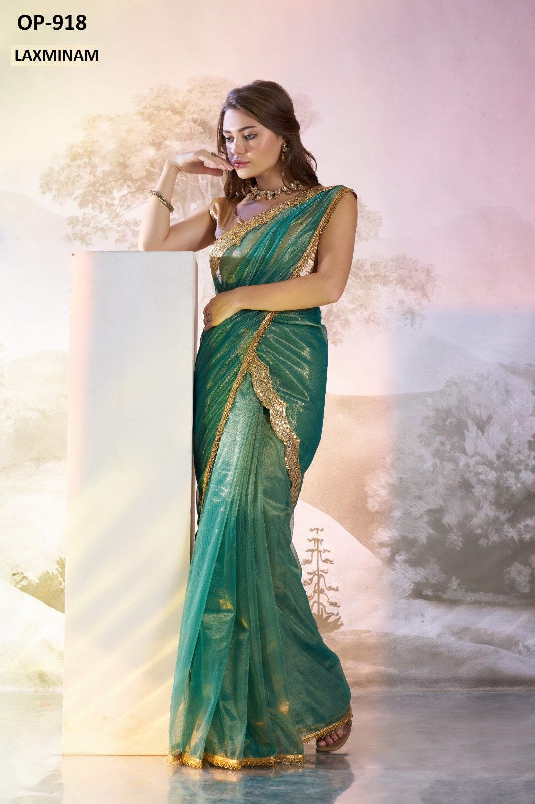 Op-918 Laxminam Net Sarees
