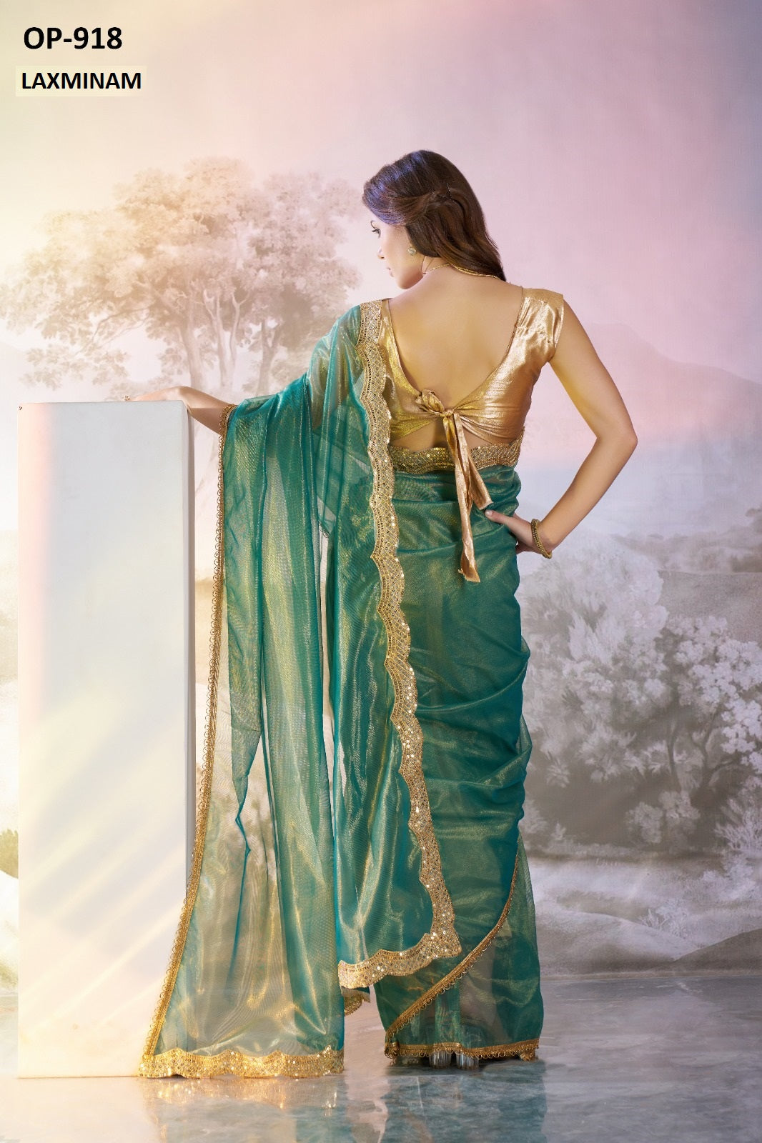 Op-918 Laxminam Net Sarees