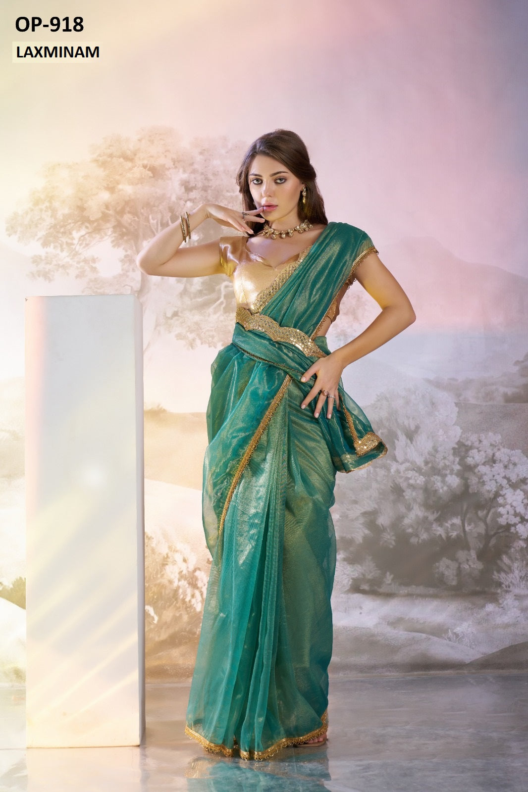 Op-918 Laxminam Net Sarees