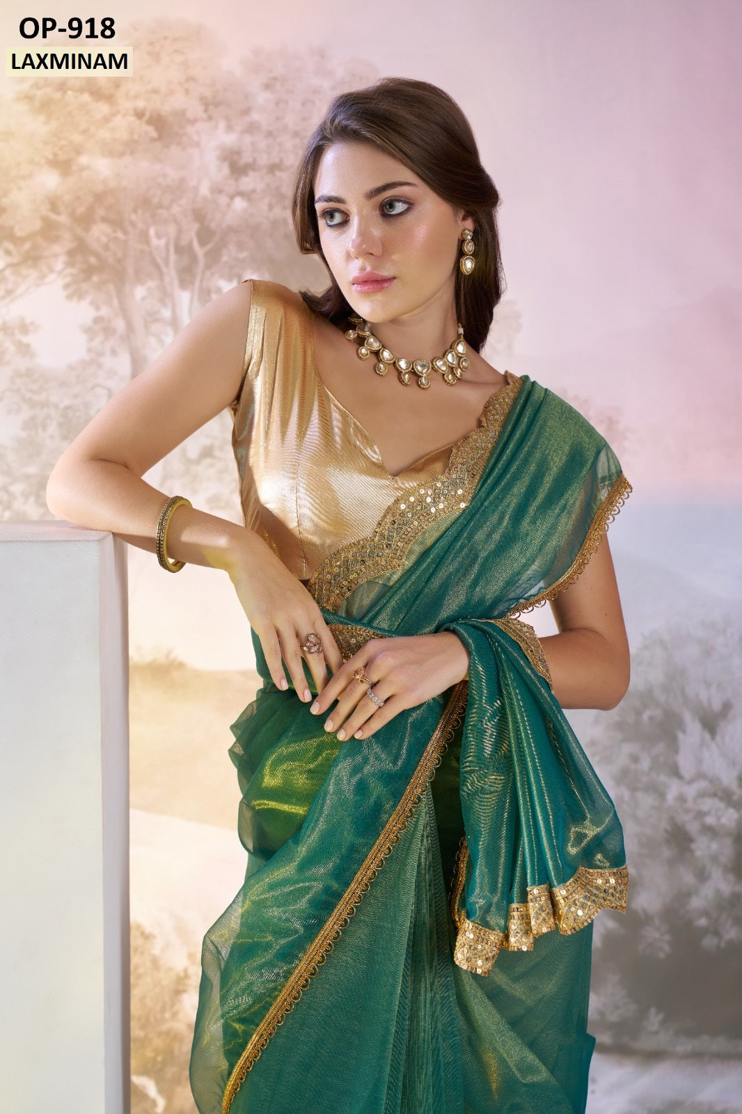 Op-918 Laxminam Net Sarees