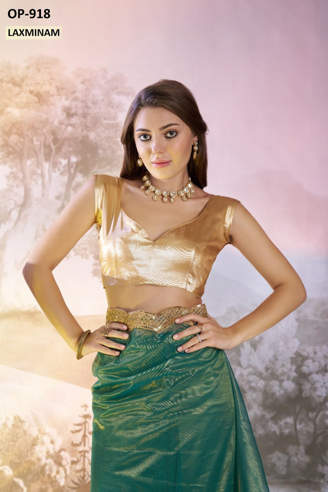 Op-918 Laxminam Net Sarees