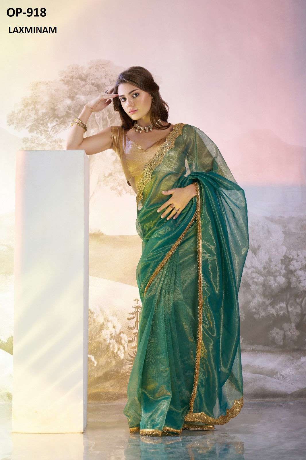 Op-918 Laxminam Net Sarees