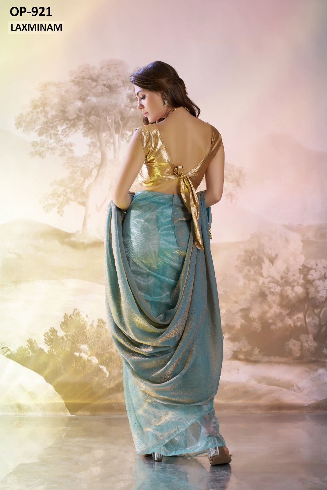 Op-921 Laxminam Organza Sarees