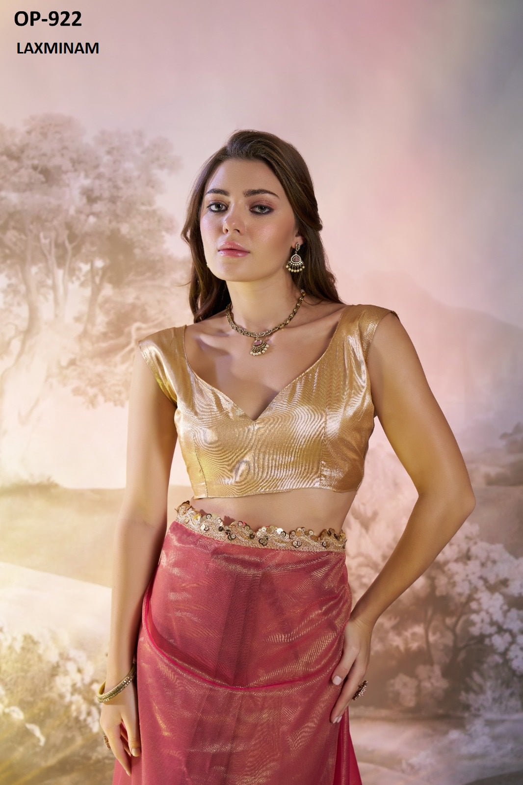 Op-922 Laxminam Net Sarees