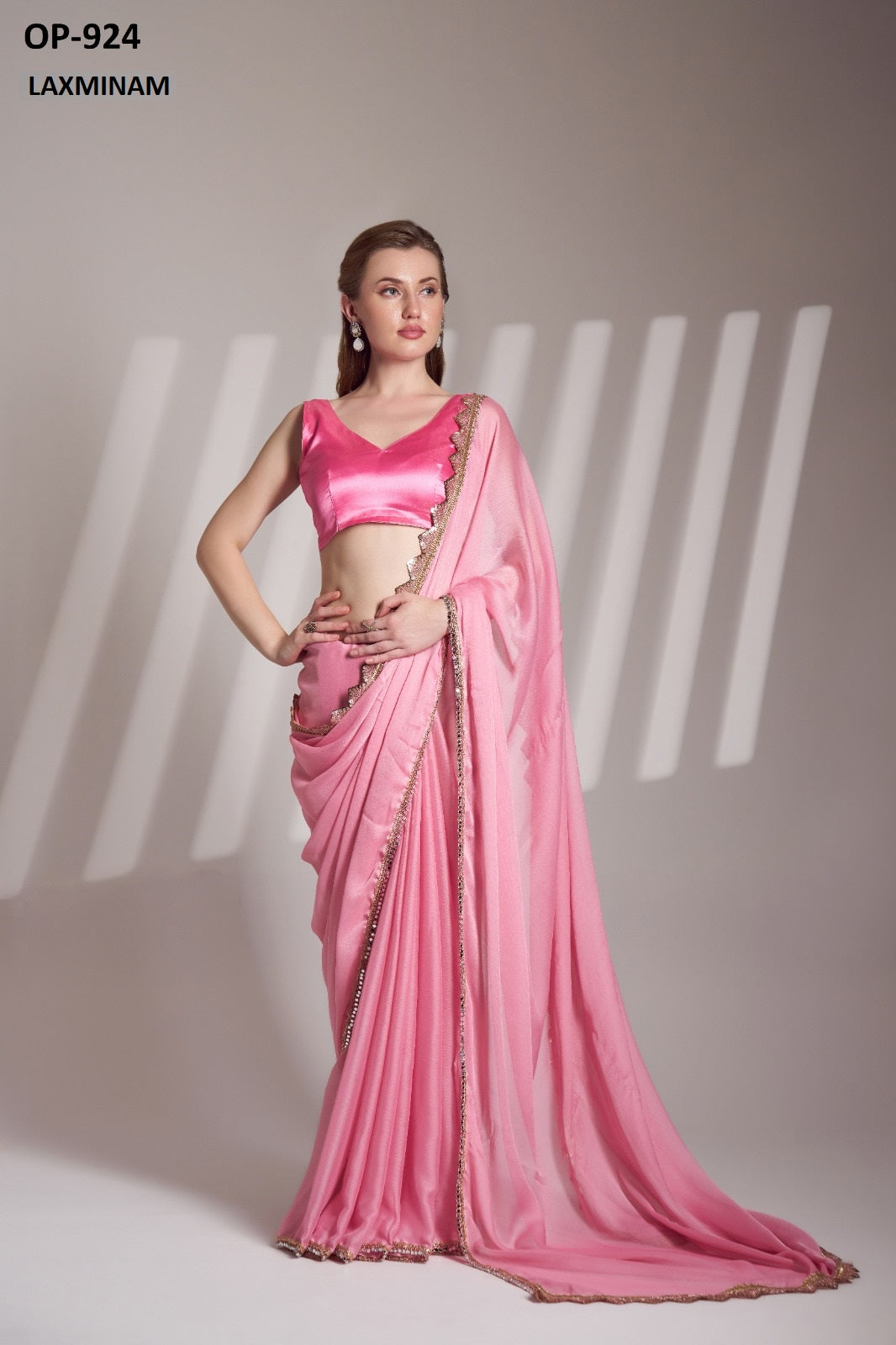 Op-924 Laxminam Chiffon Sarees