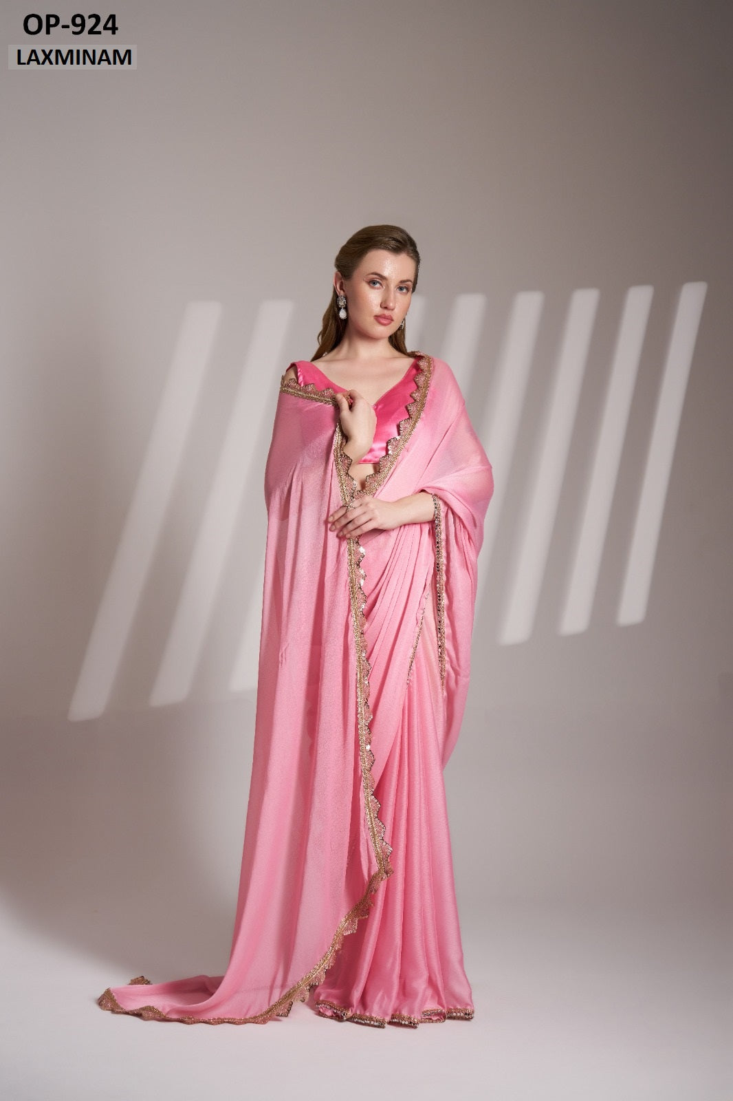 Op-924 Laxminam Chiffon Sarees