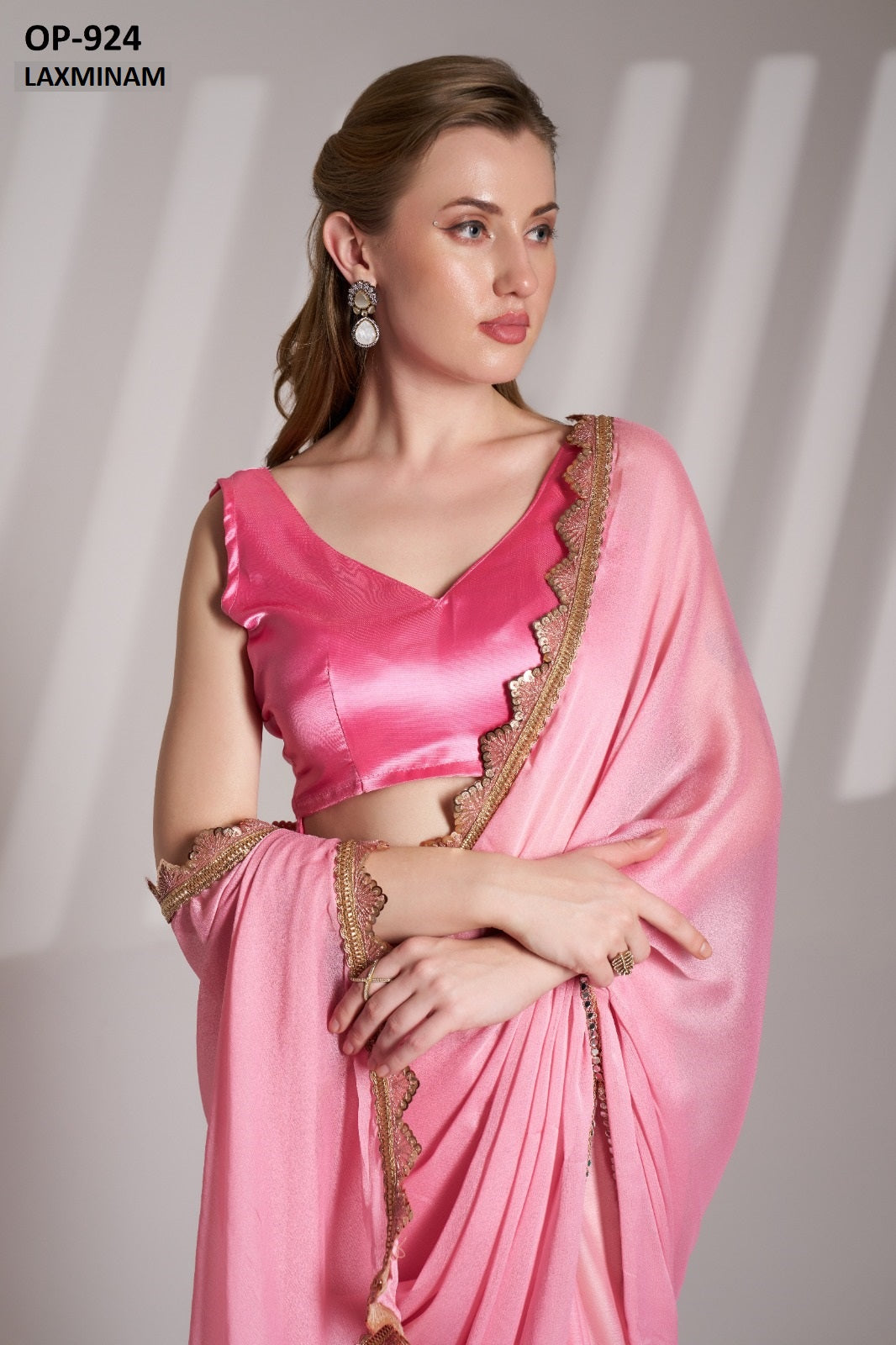 Op-924 Laxminam Chiffon Sarees