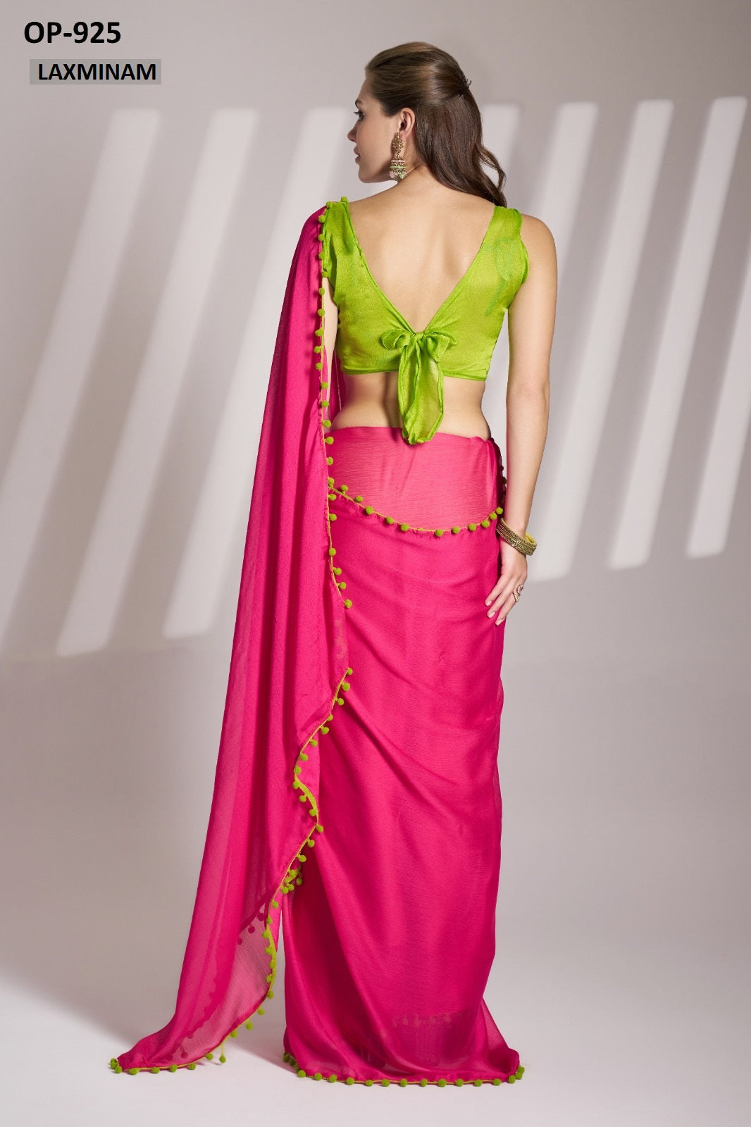 Op-925 Laxminam Chiffon Sarees