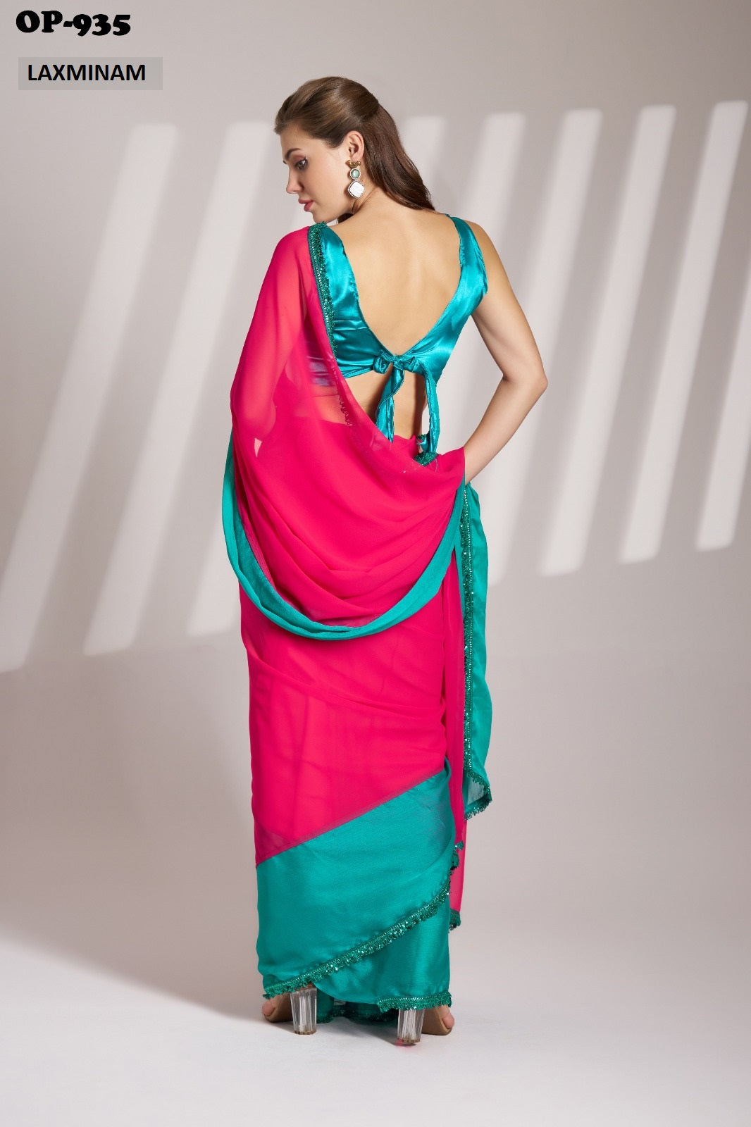 Op-935 Laxminam Chiffon Sarees