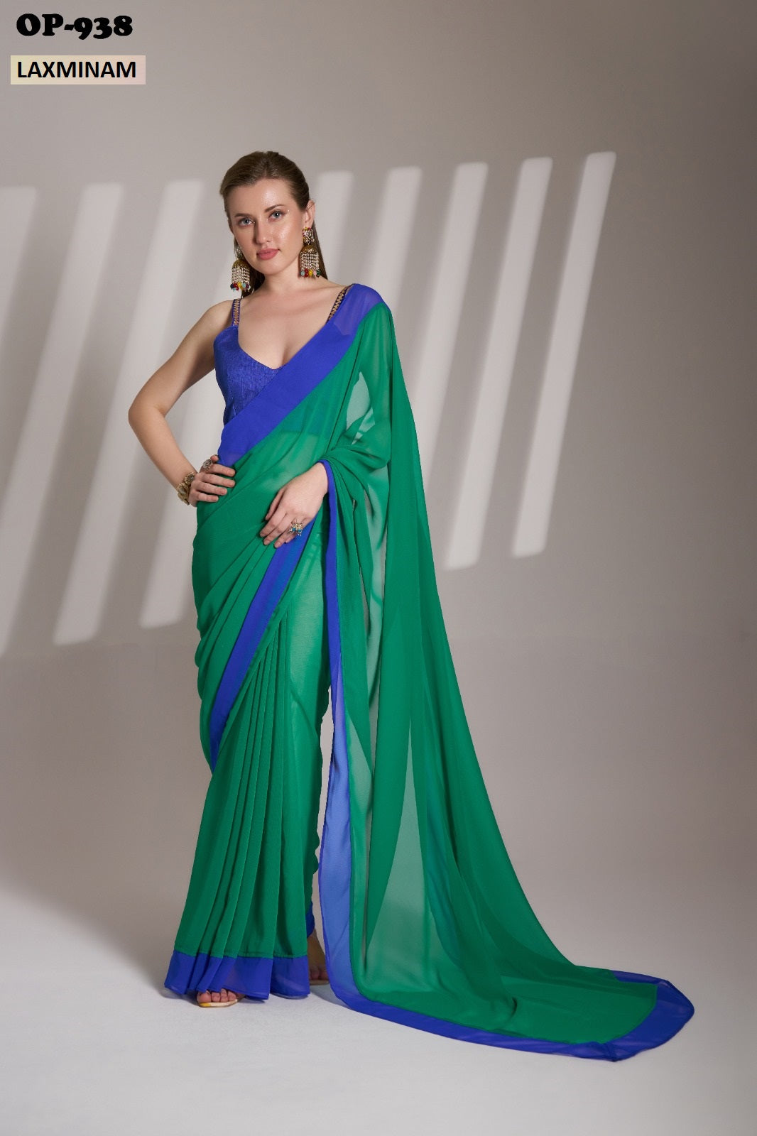 Op-938 Laxminam Chiffon Sarees
