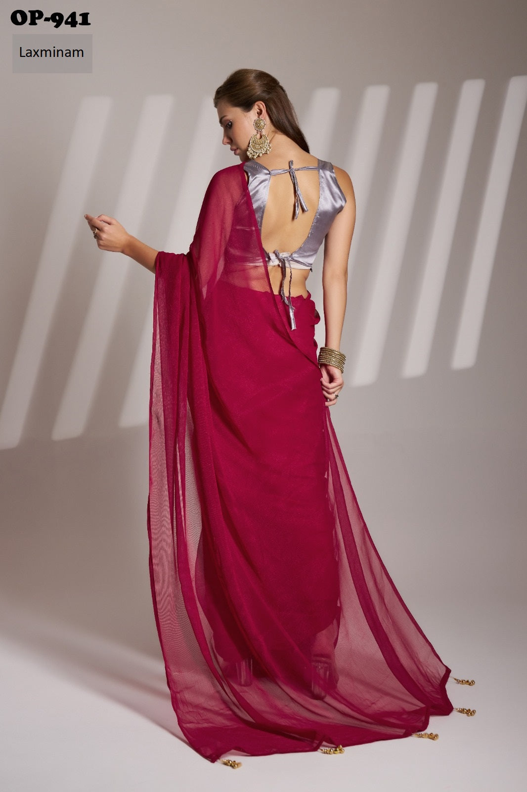 Op-941 Laxminam Shimmer Sarees
