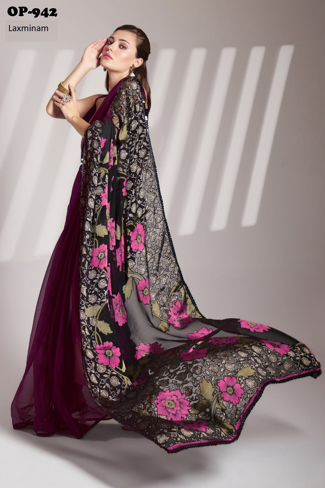 Op-942 Laxminam Brasso Sarees