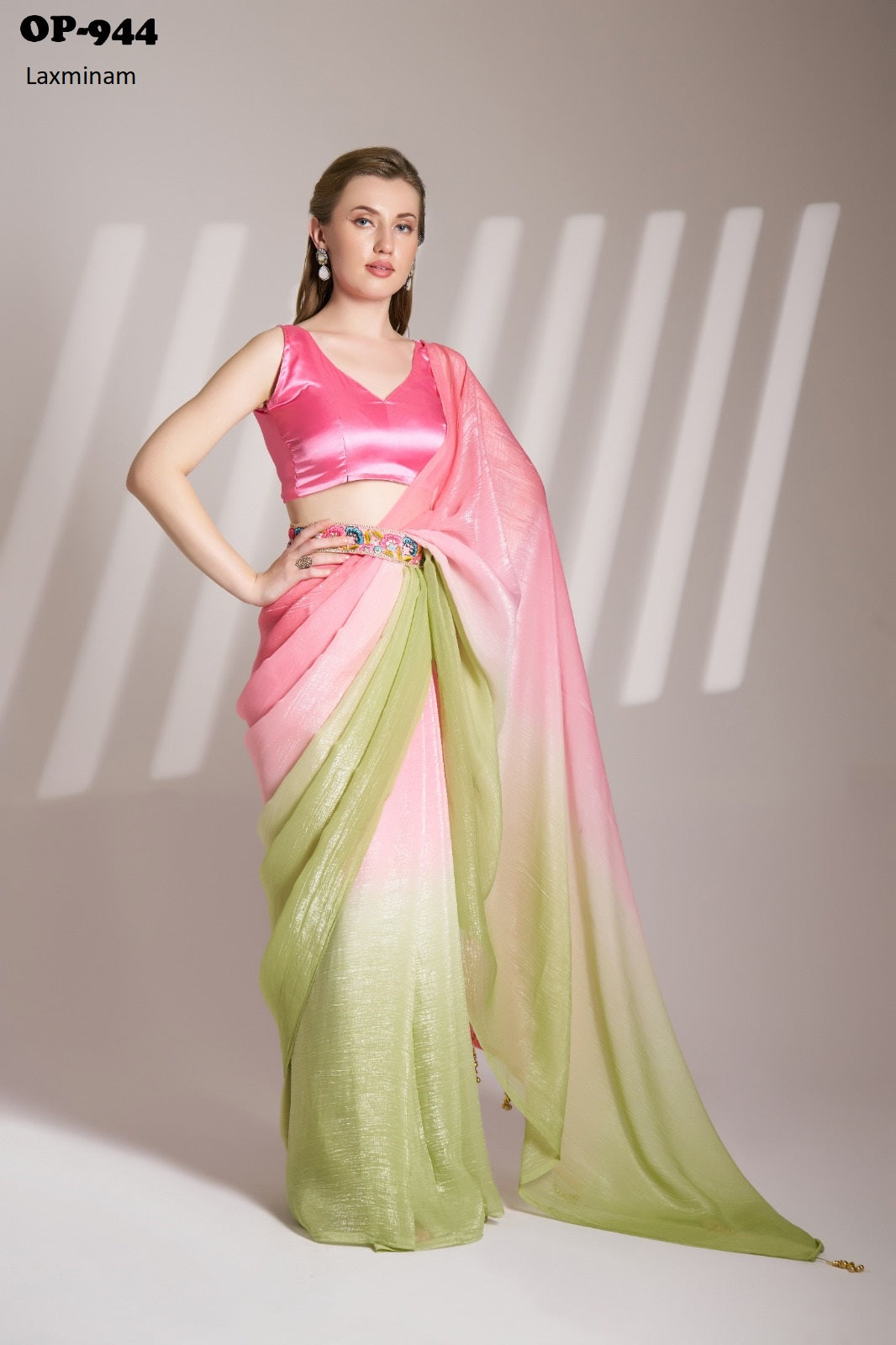 Op-944 Laxminam Crunchy Sarees