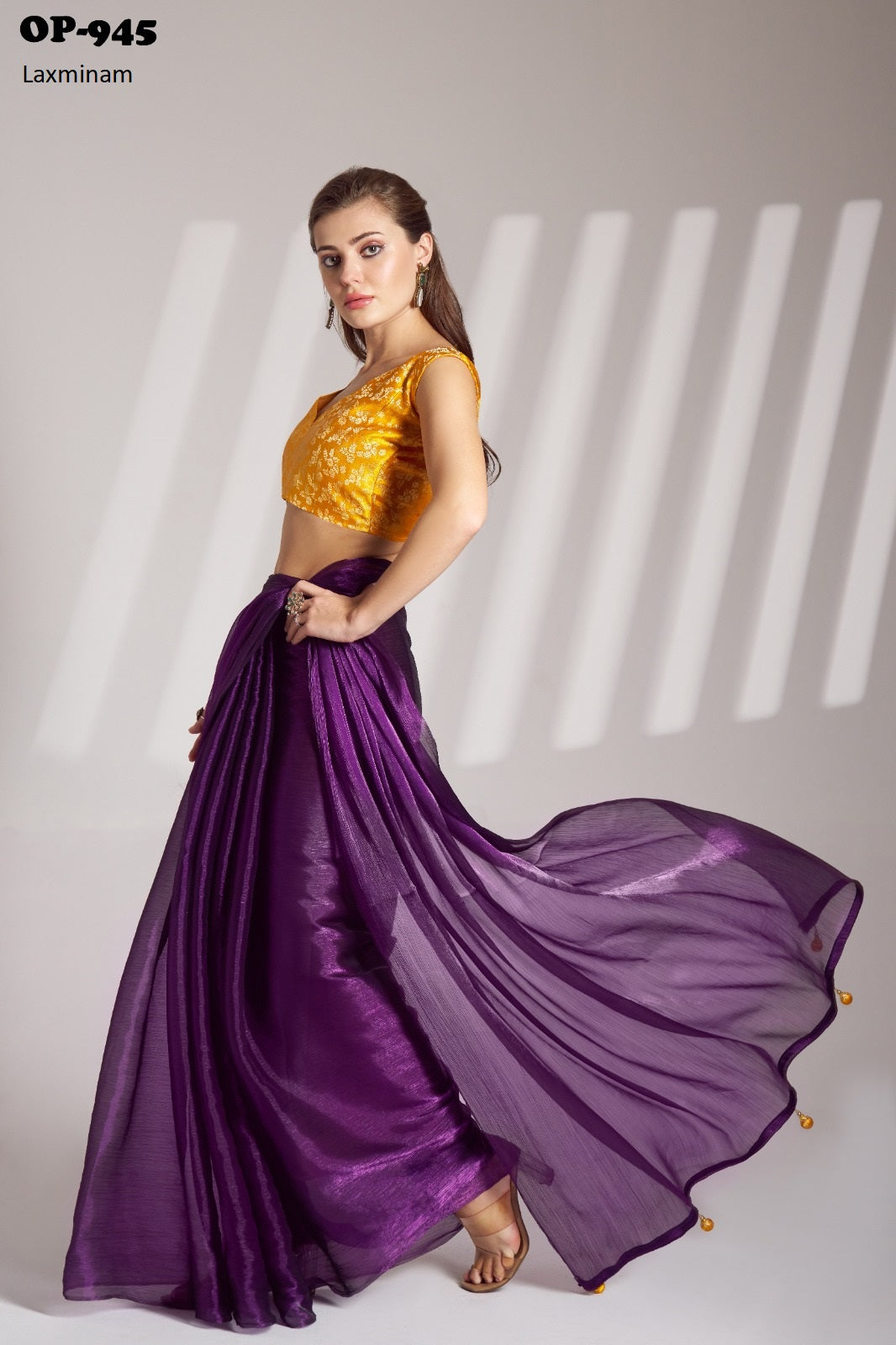 Op-945 Laxminam Burberry Sarees