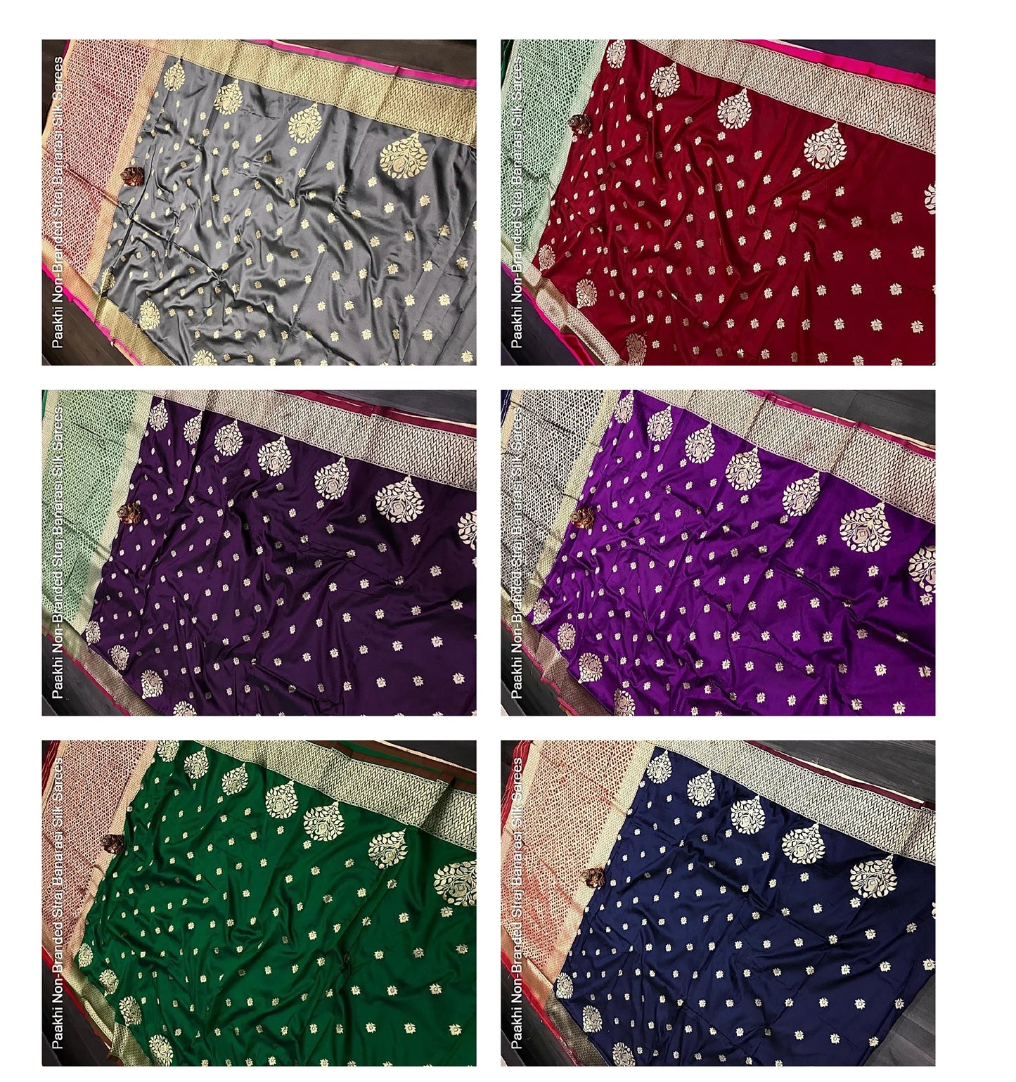 Paakhi Non-Branded Straj Banarasi Silk Sarees