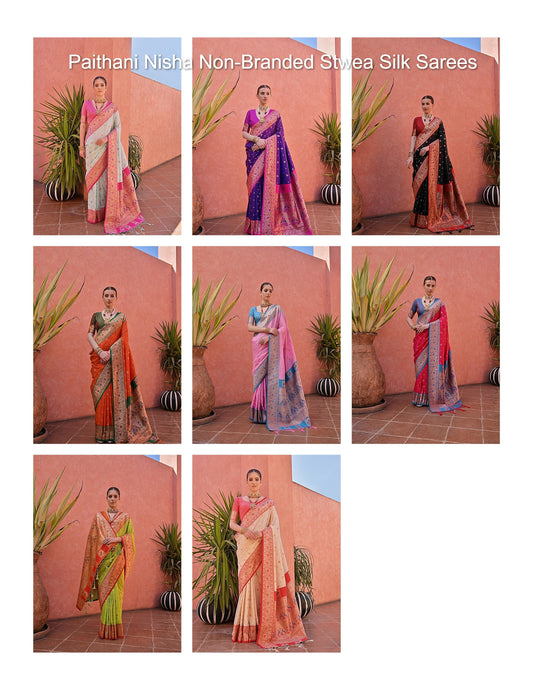Paithani Nisha Non-Branded Stwea Silk Sarees