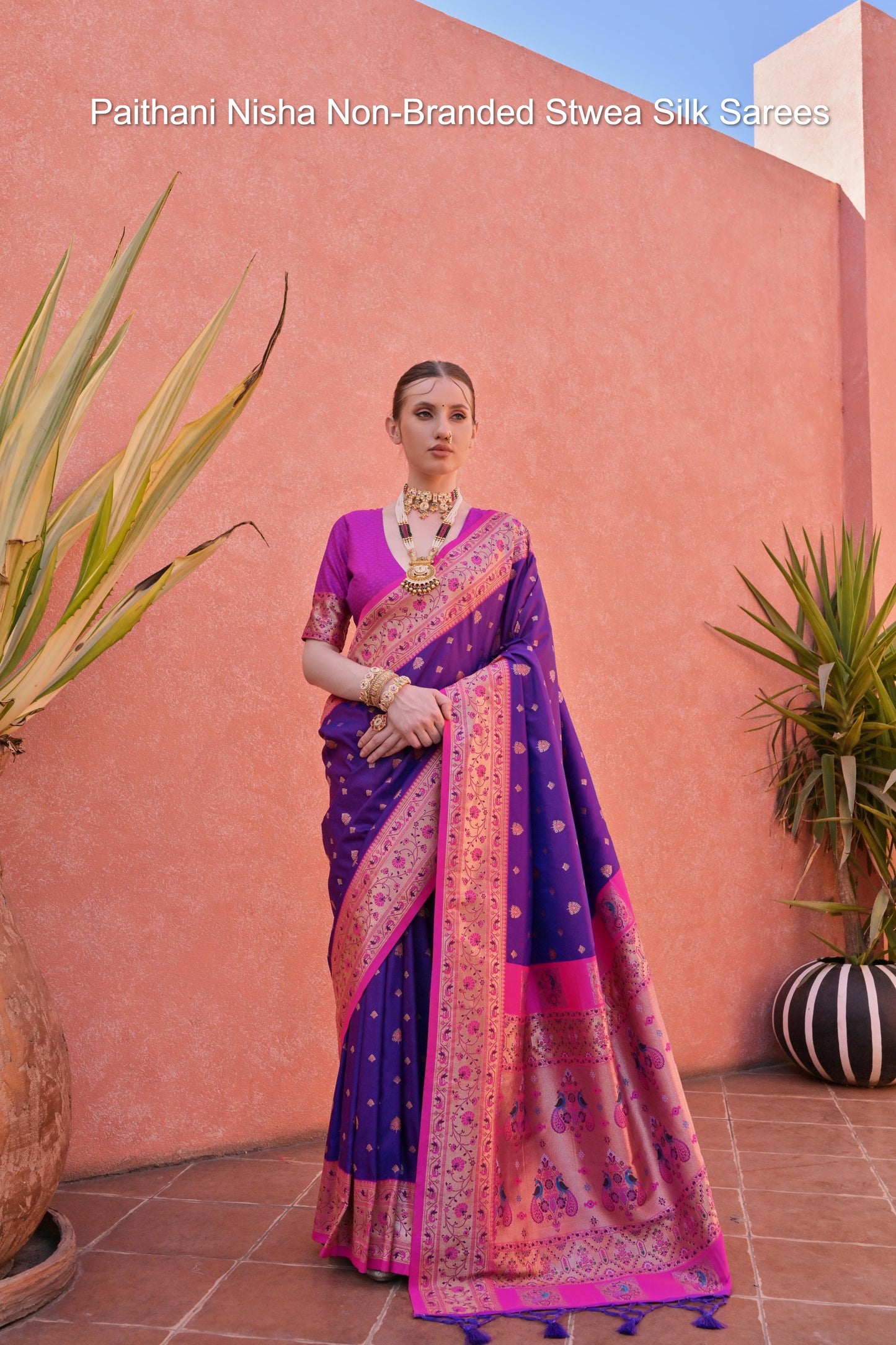 Paithani Nisha Non-Branded Stwea Silk Sarees