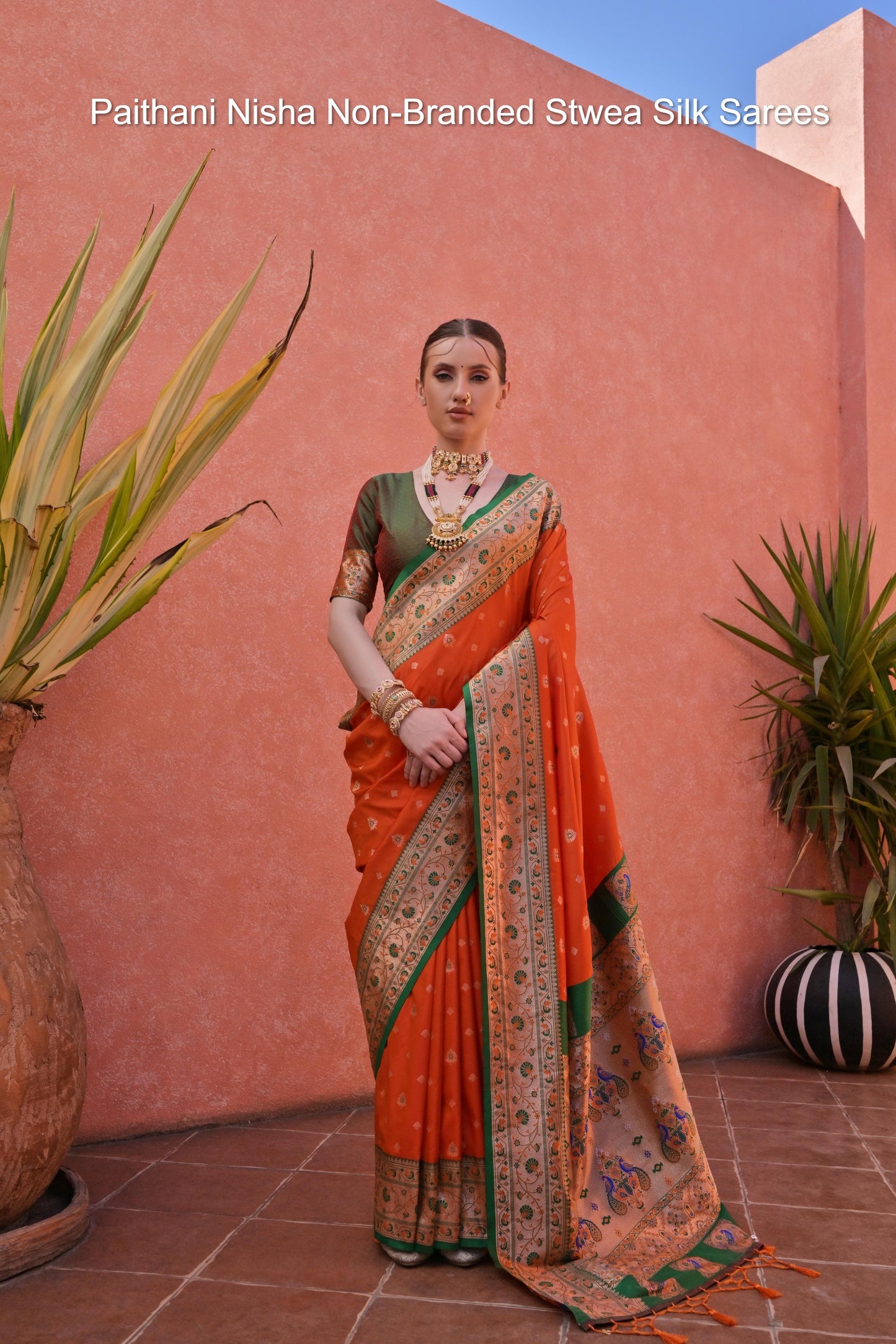 Paithani Nisha Non-Branded Stwea Silk Sarees
