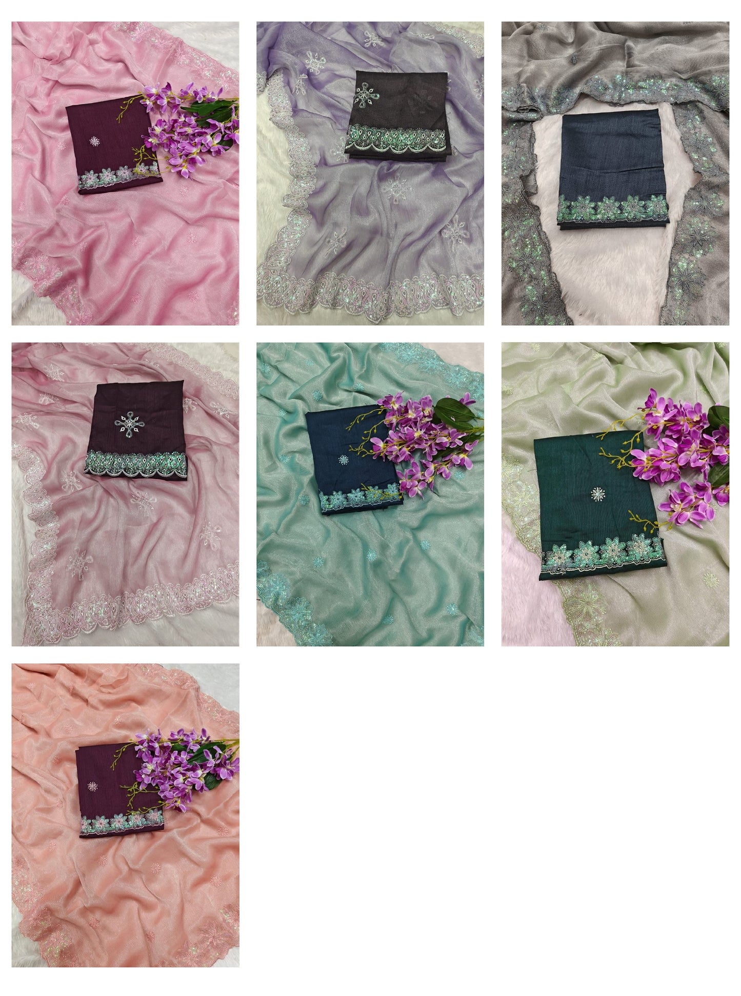 Parampara Non-Branded Stvae C Pallu Sarees