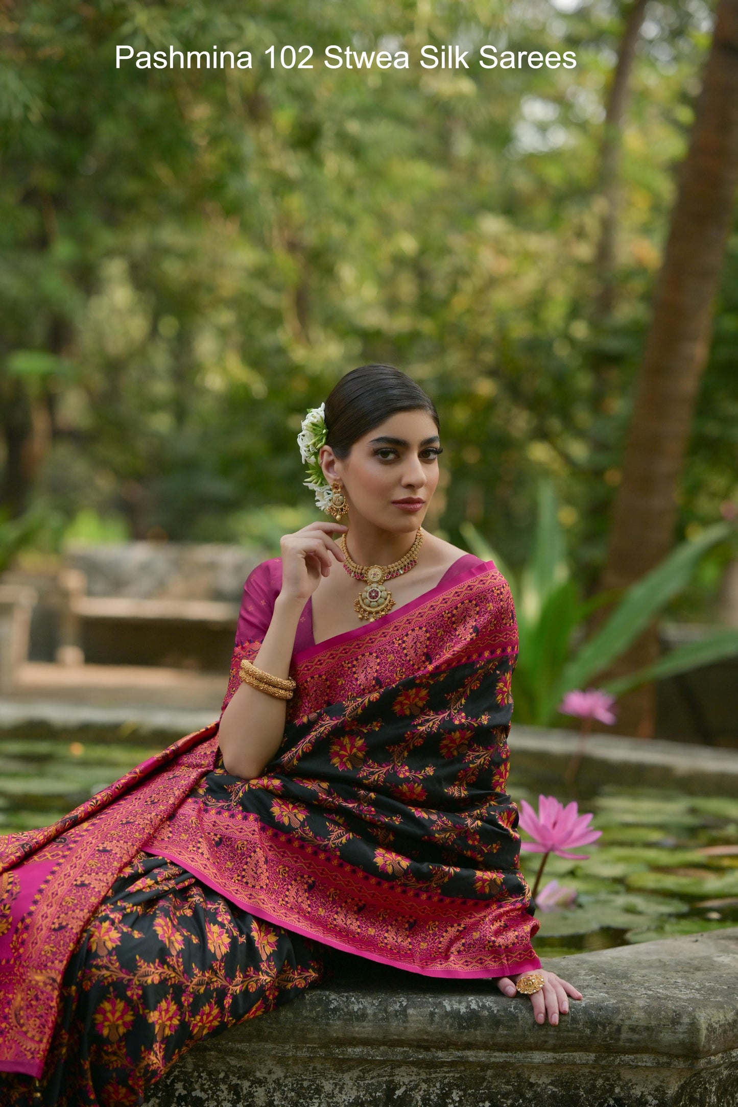 Pashmina 102 Stwea Silk Sarees