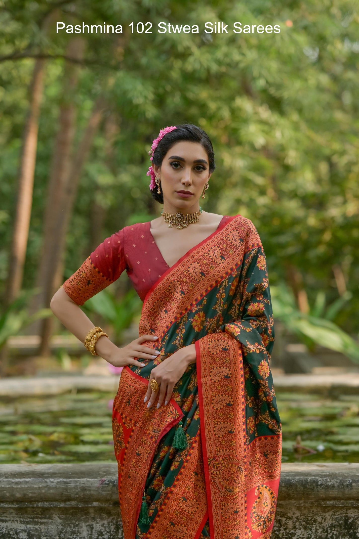 Pashmina 102 Stwea Silk Sarees