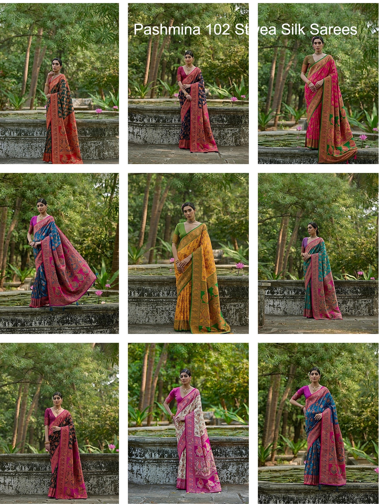 Pashmina 102 Stwea Silk Sarees