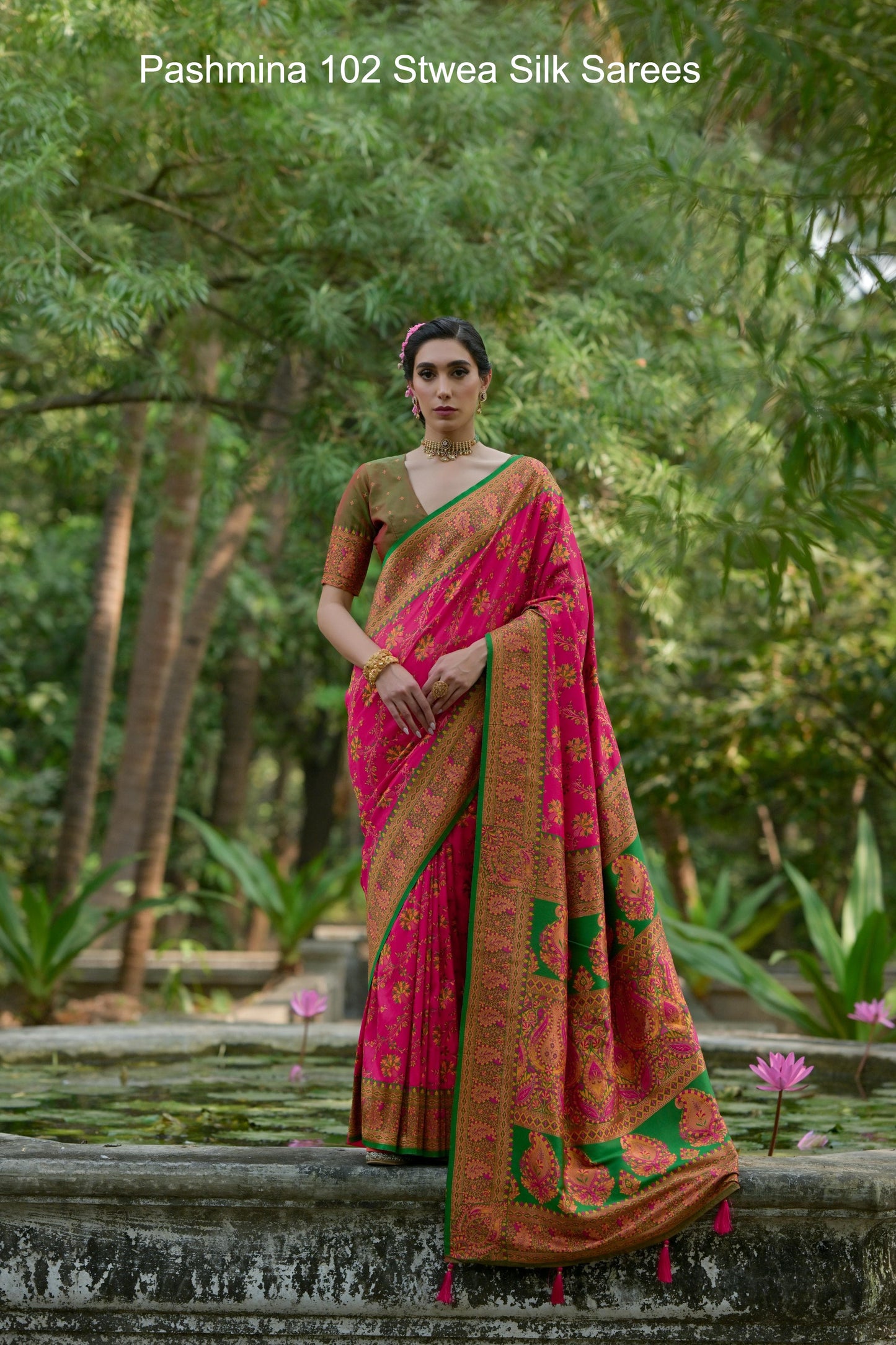 Pashmina 102 Stwea Silk Sarees