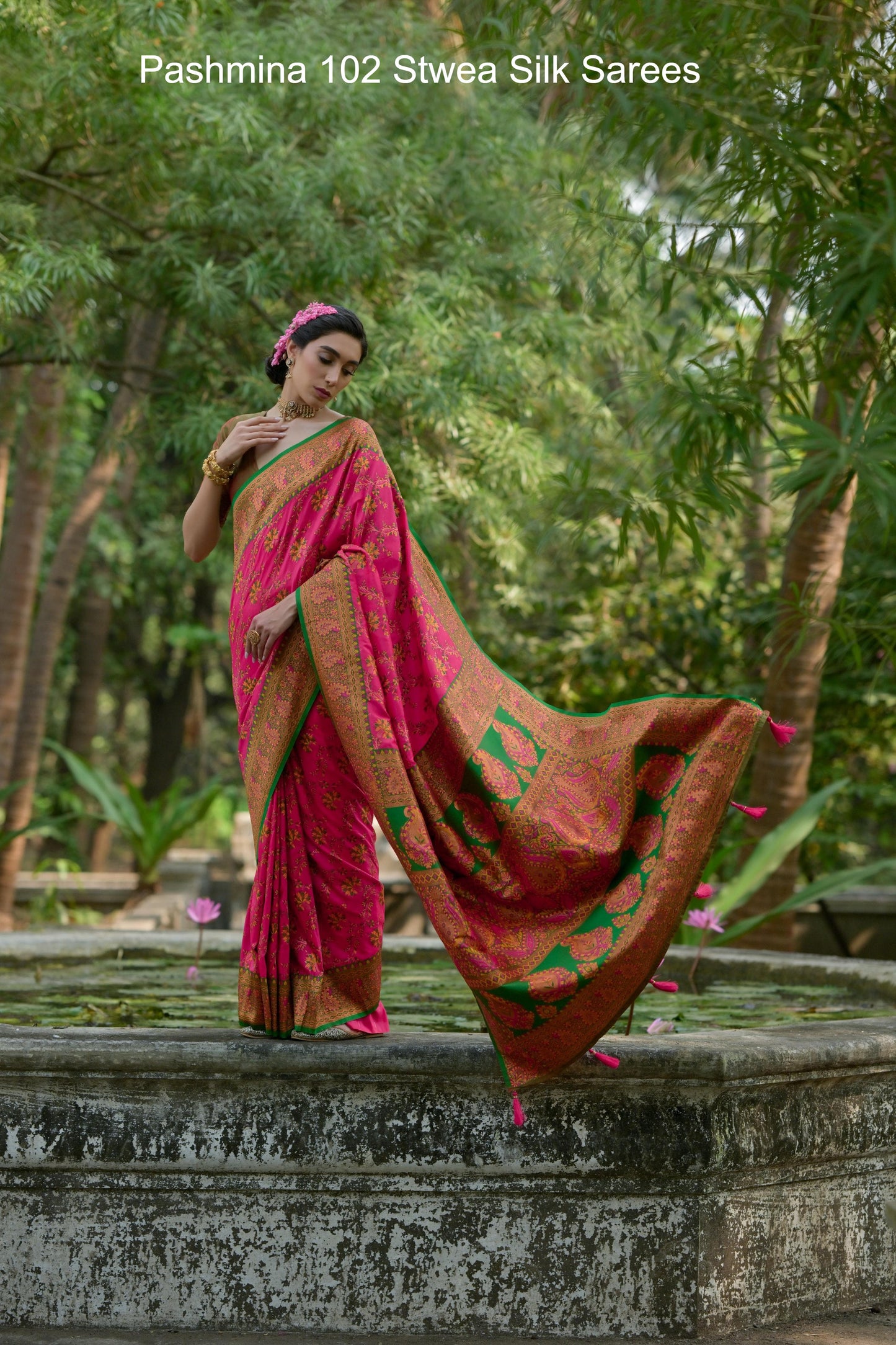 Pashmina 102 Stwea Silk Sarees