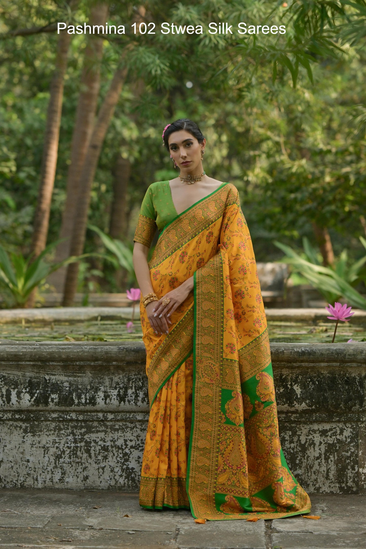 Pashmina 102 Stwea Silk Sarees