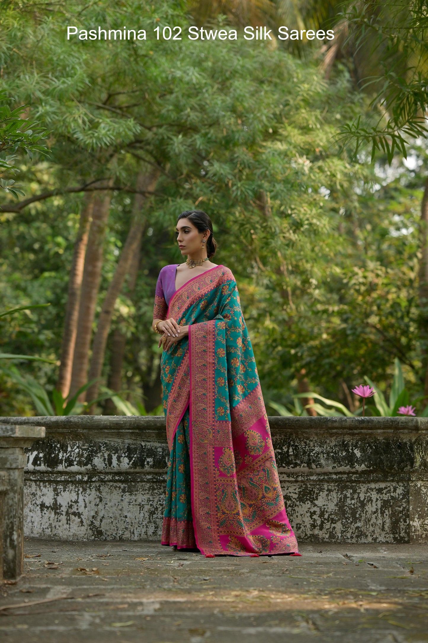 Pashmina 102 Stwea Silk Sarees