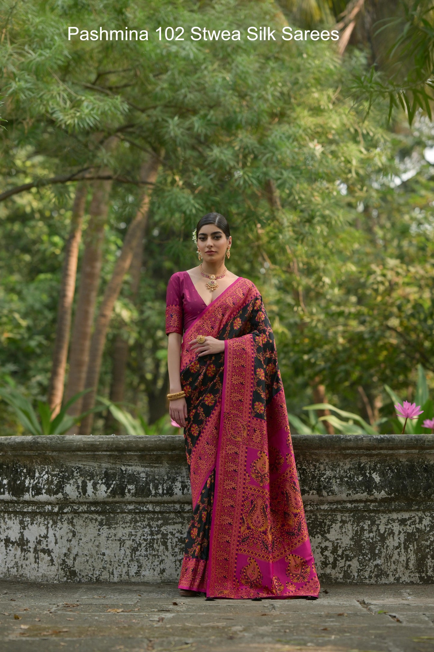 Pashmina 102 Stwea Silk Sarees