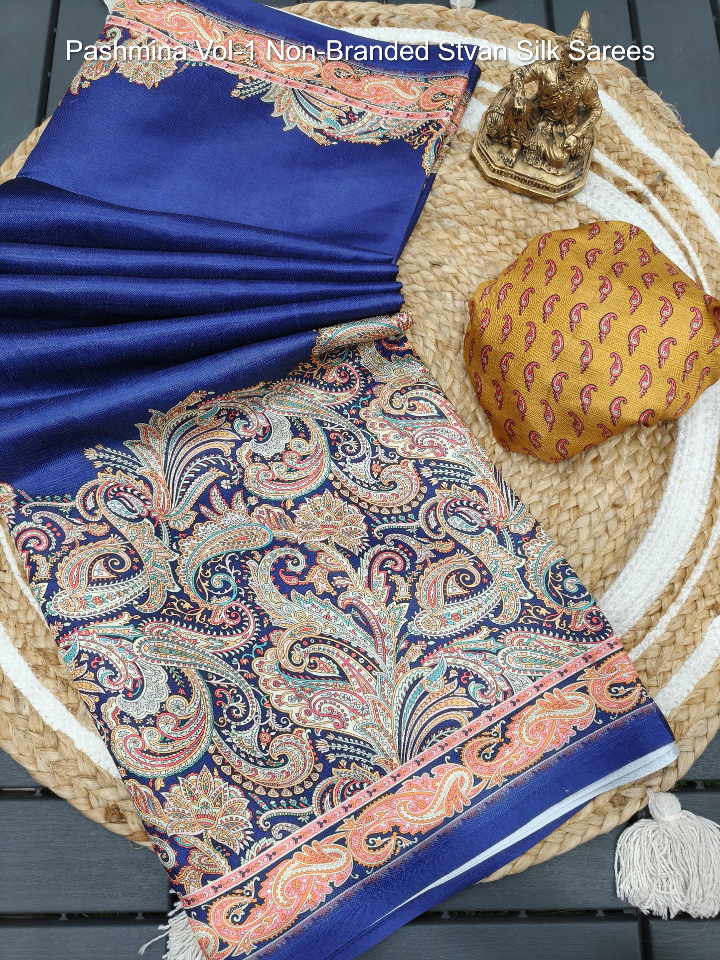 Pashmina Vol-1 Non-Branded Stvan Silk Sarees