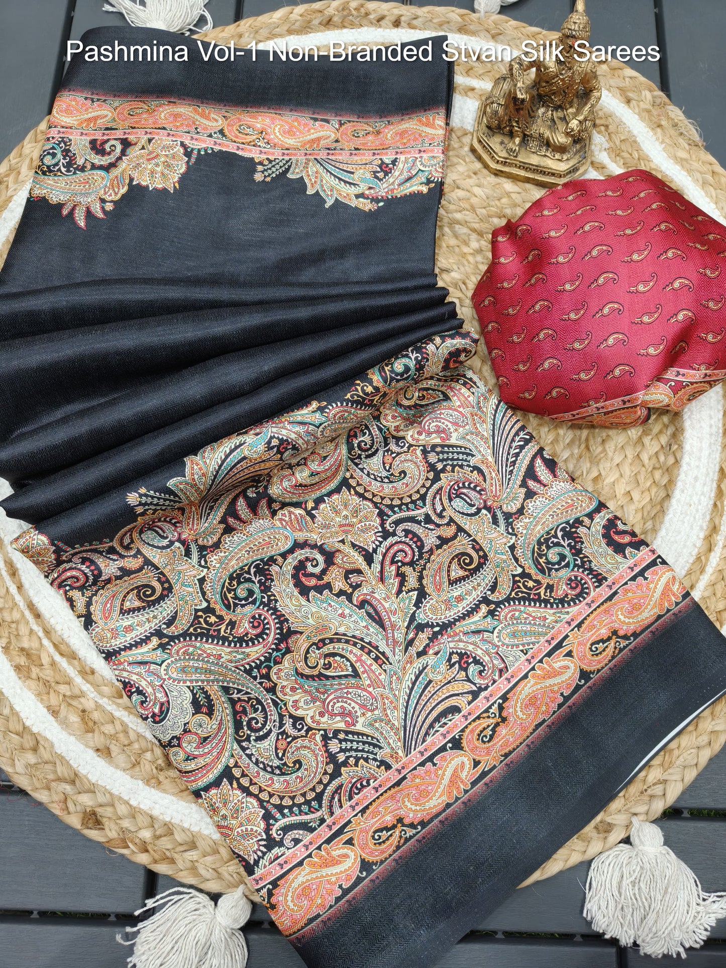 Pashmina Vol-1 Non-Branded Stvan Silk Sarees