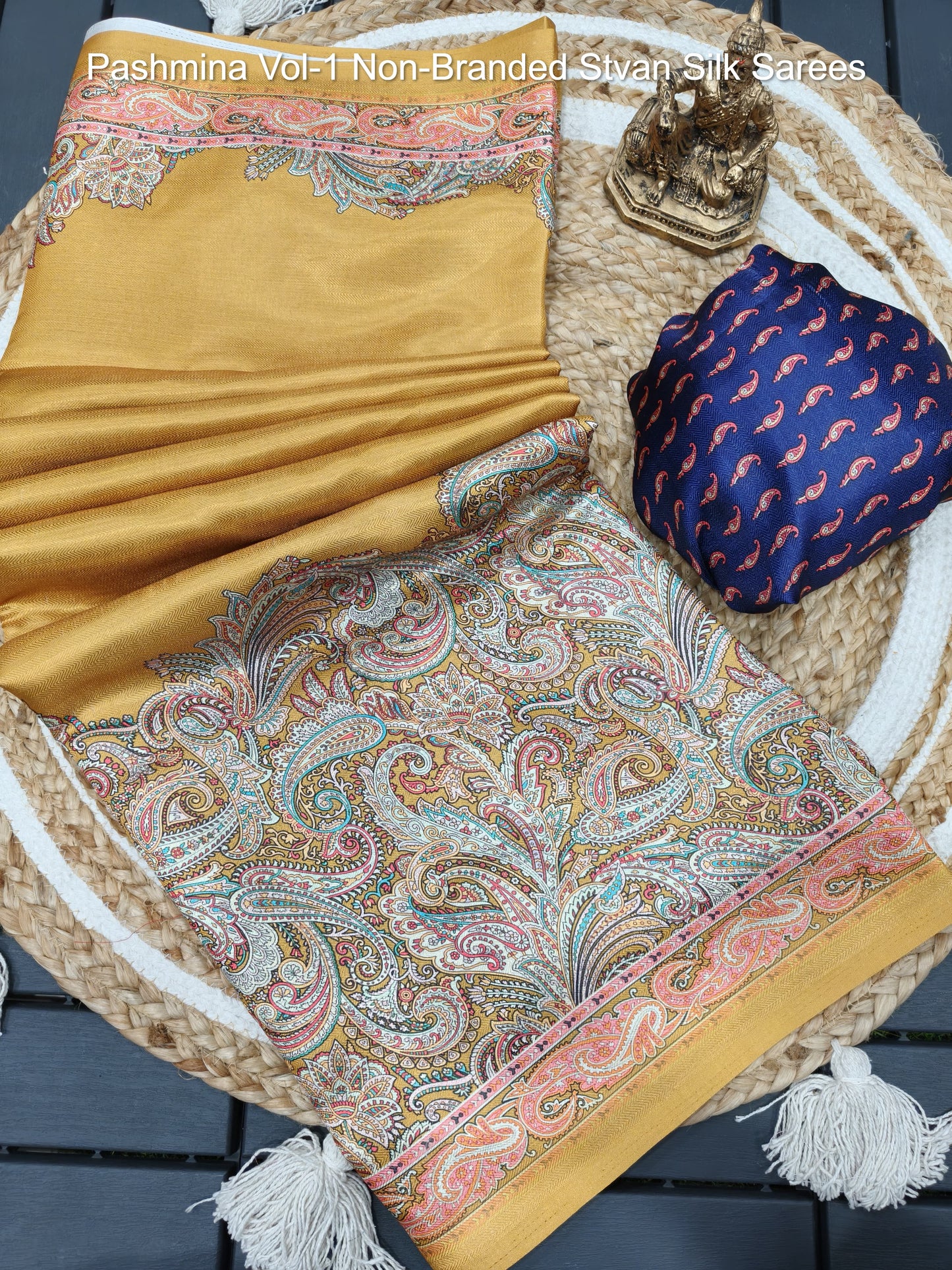 Pashmina Vol-1 Non-Branded Stvan Silk Sarees