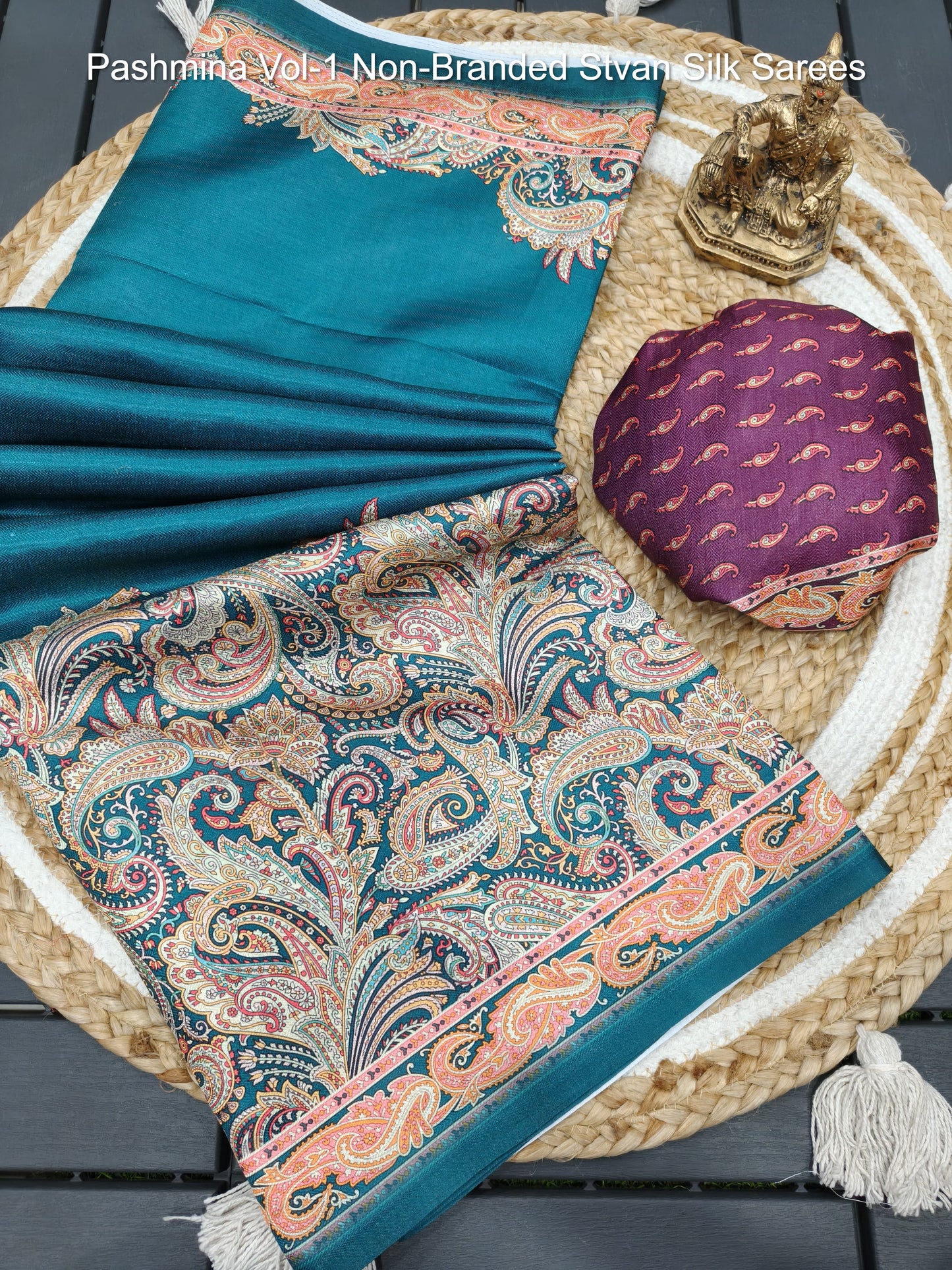 Pashmina Vol-1 Non-Branded Stvan Silk Sarees