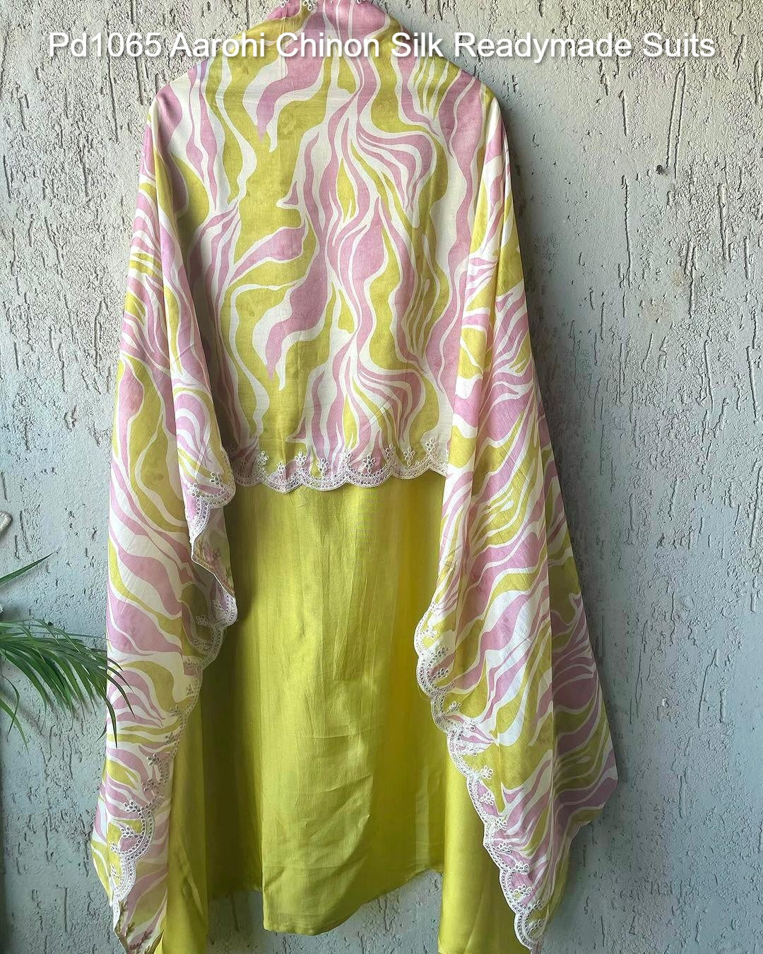 Pd1065 Aarohi Chinon Silk Readymade Suits