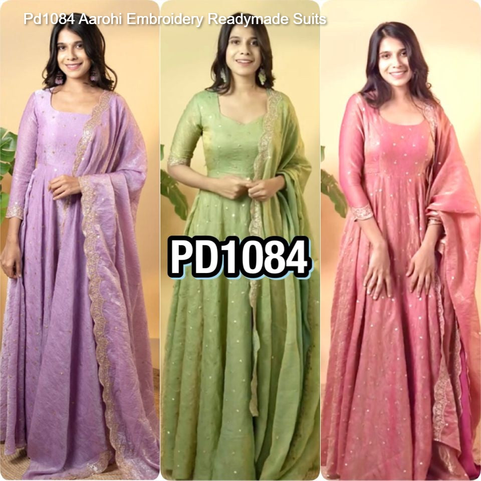 Pd1084 Aarohi Embroidery Readymade Suits