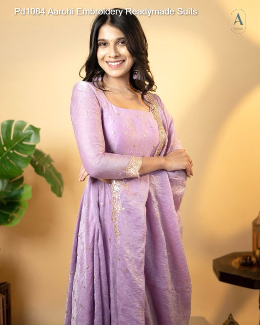 Pd1084 Aarohi Embroidery Readymade Suits