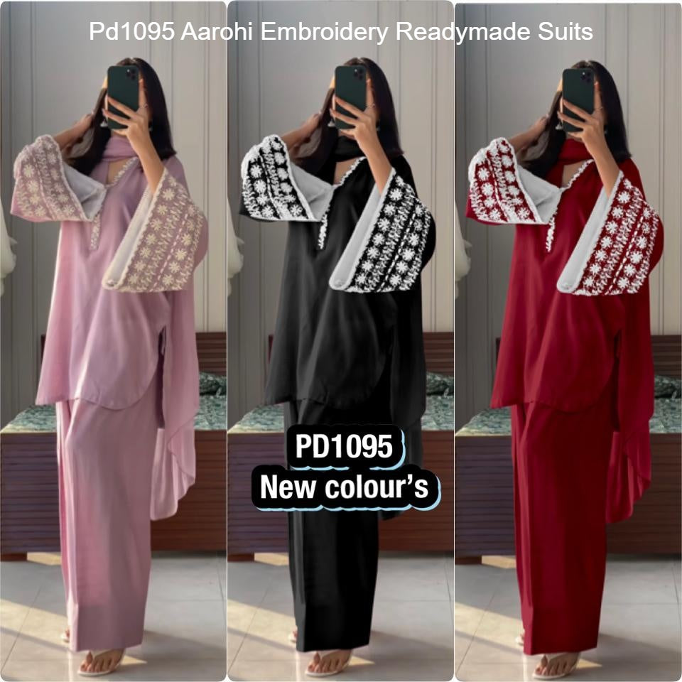 Pd1095 Aarohi Embroidery Readymade Suits