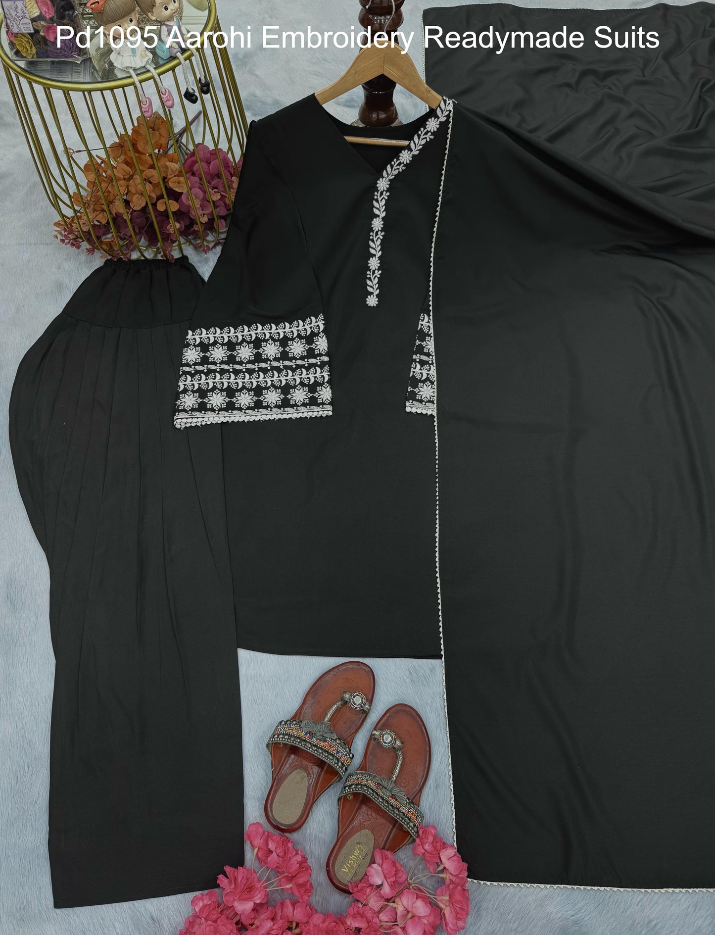 Pd1095 Aarohi Embroidery Readymade Suits