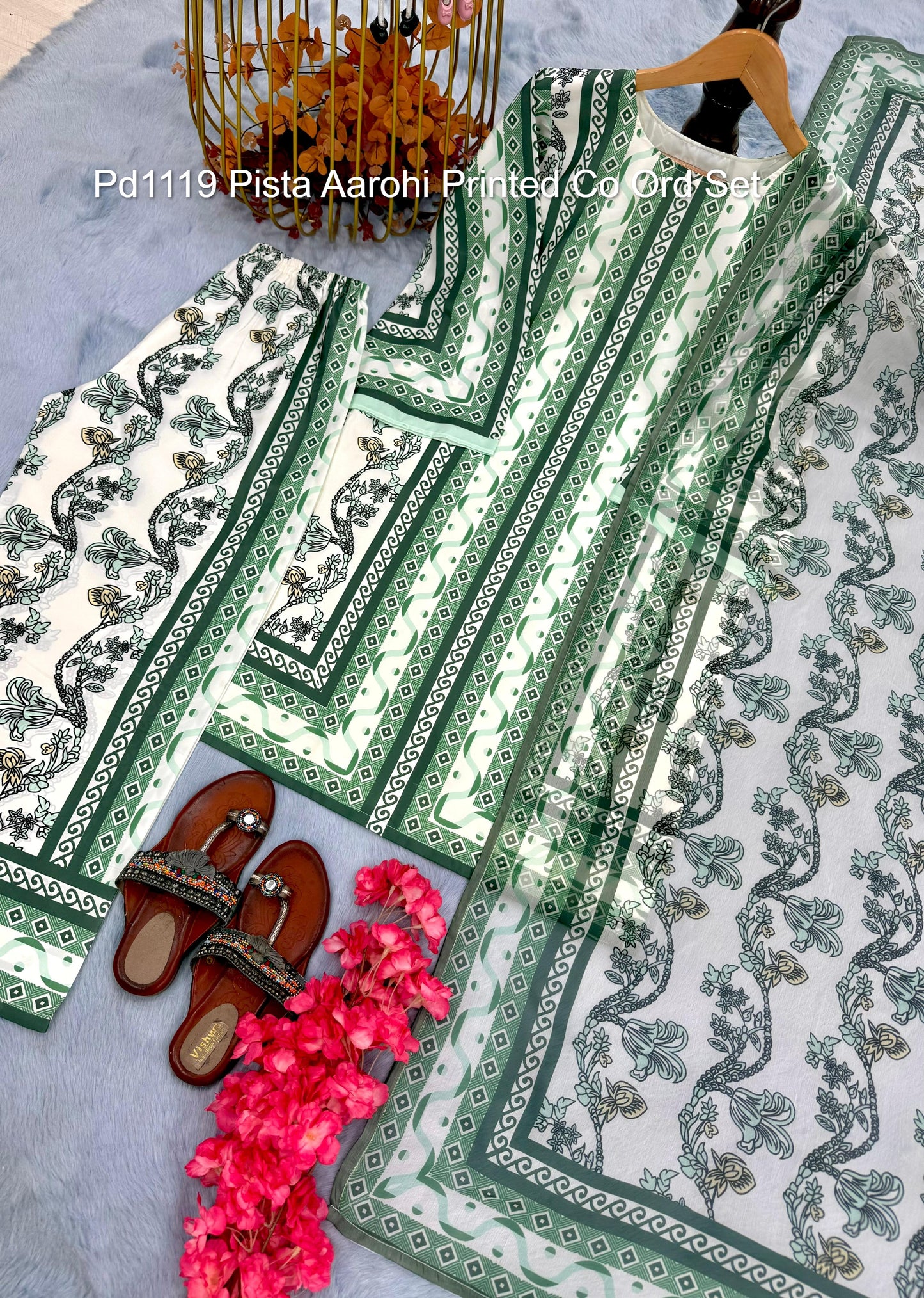 Pd1119 Pista Aarohi Printed Co Ord Set