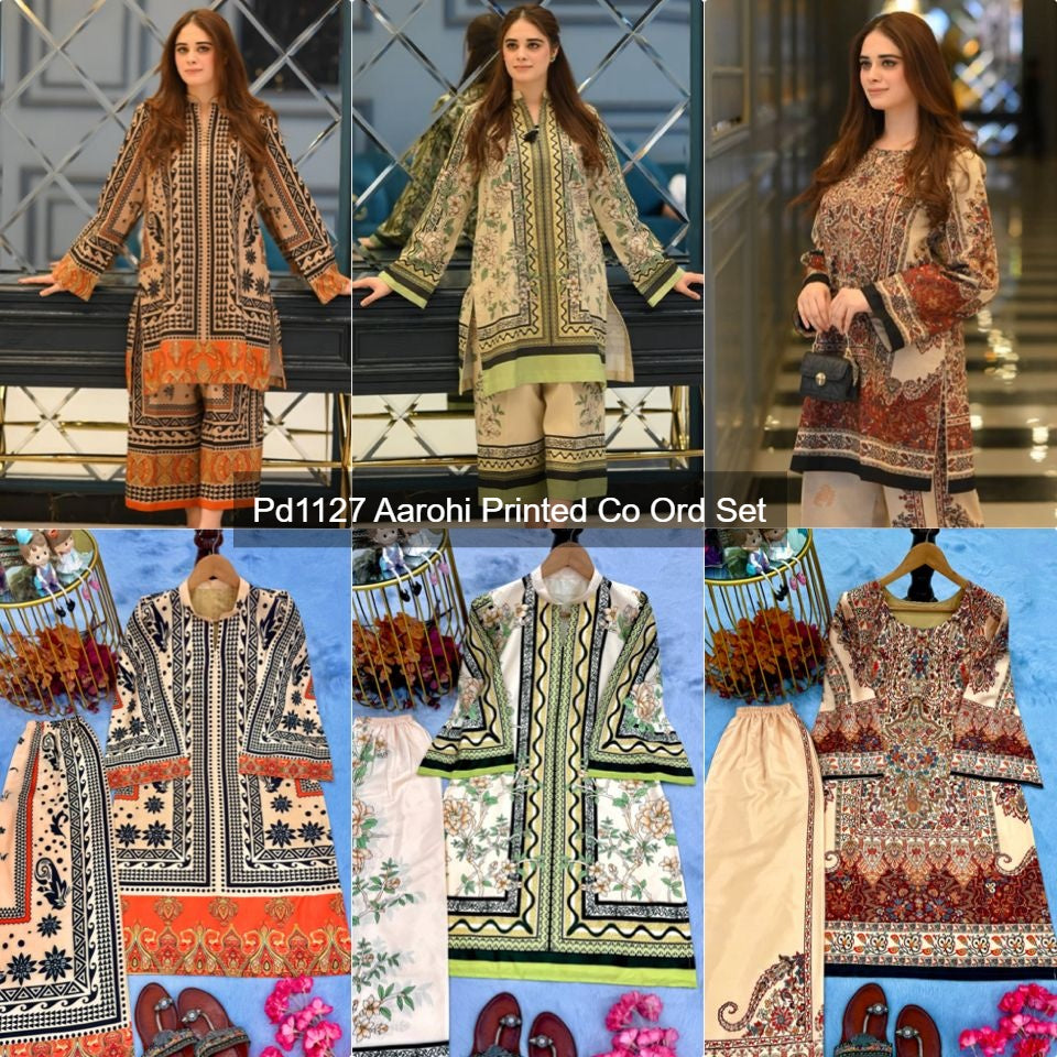 Pd1127 Aarohi Printed Co Ord Set
