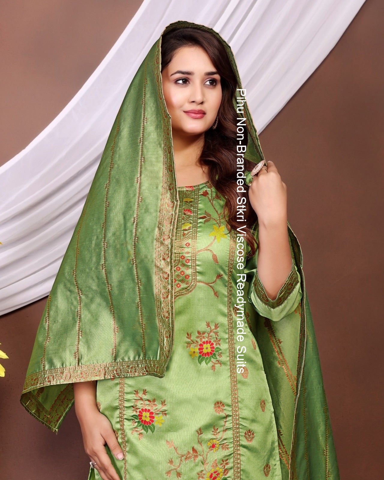 Pihu Non-Branded Stkri Viscose Readymade Suits