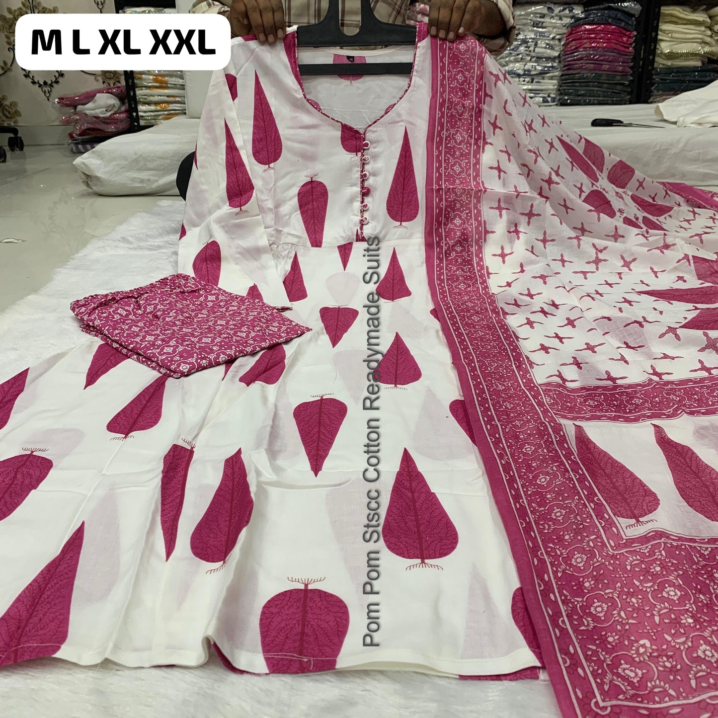 Pom Pom Stscc Cotton Readymade Suits