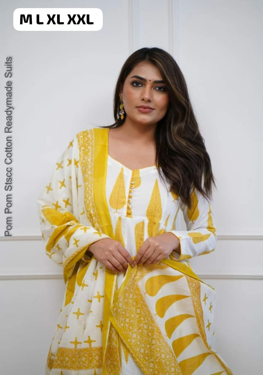 Pom Pom Stscc Cotton Readymade Suits