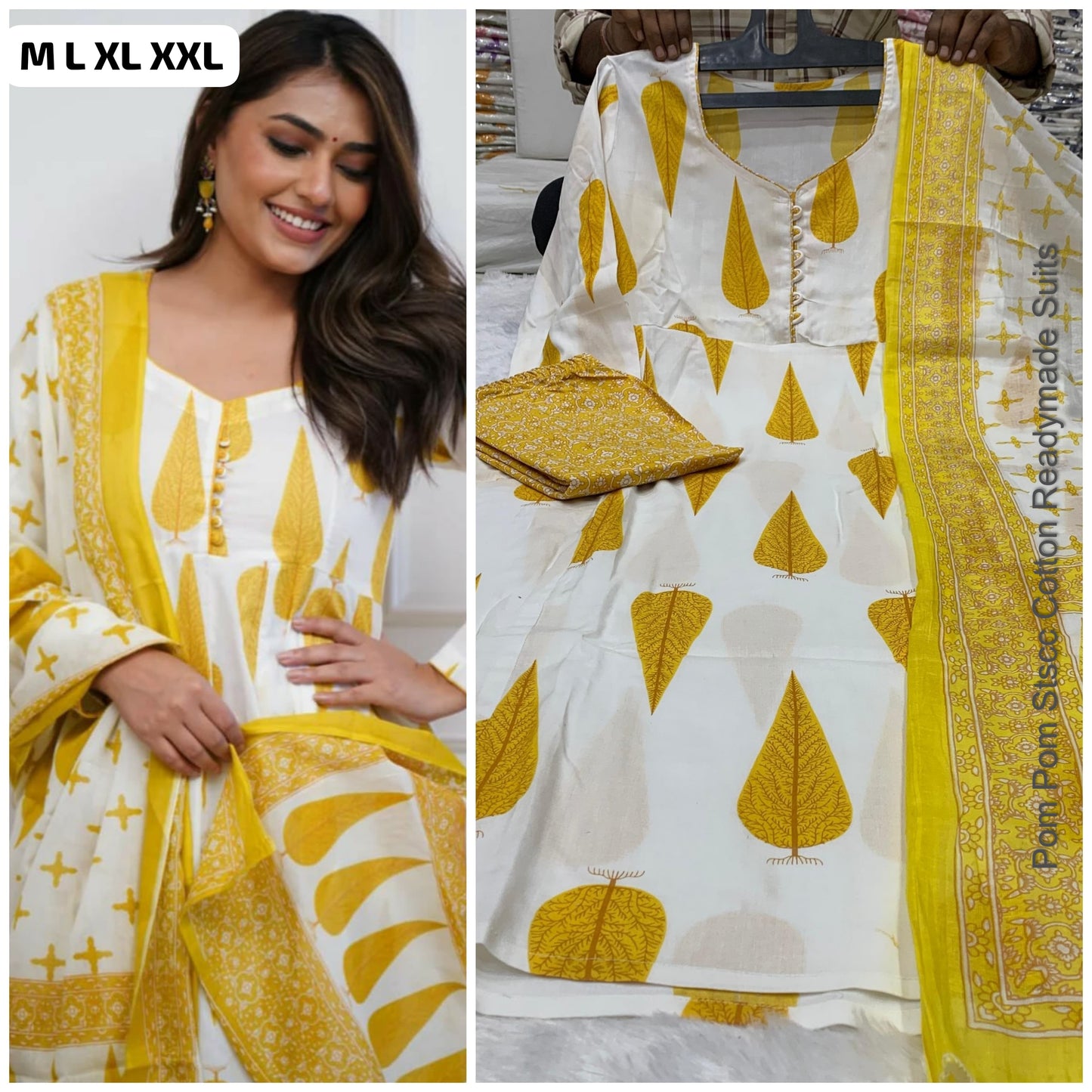 Pom Pom Stscc Cotton Readymade Suits