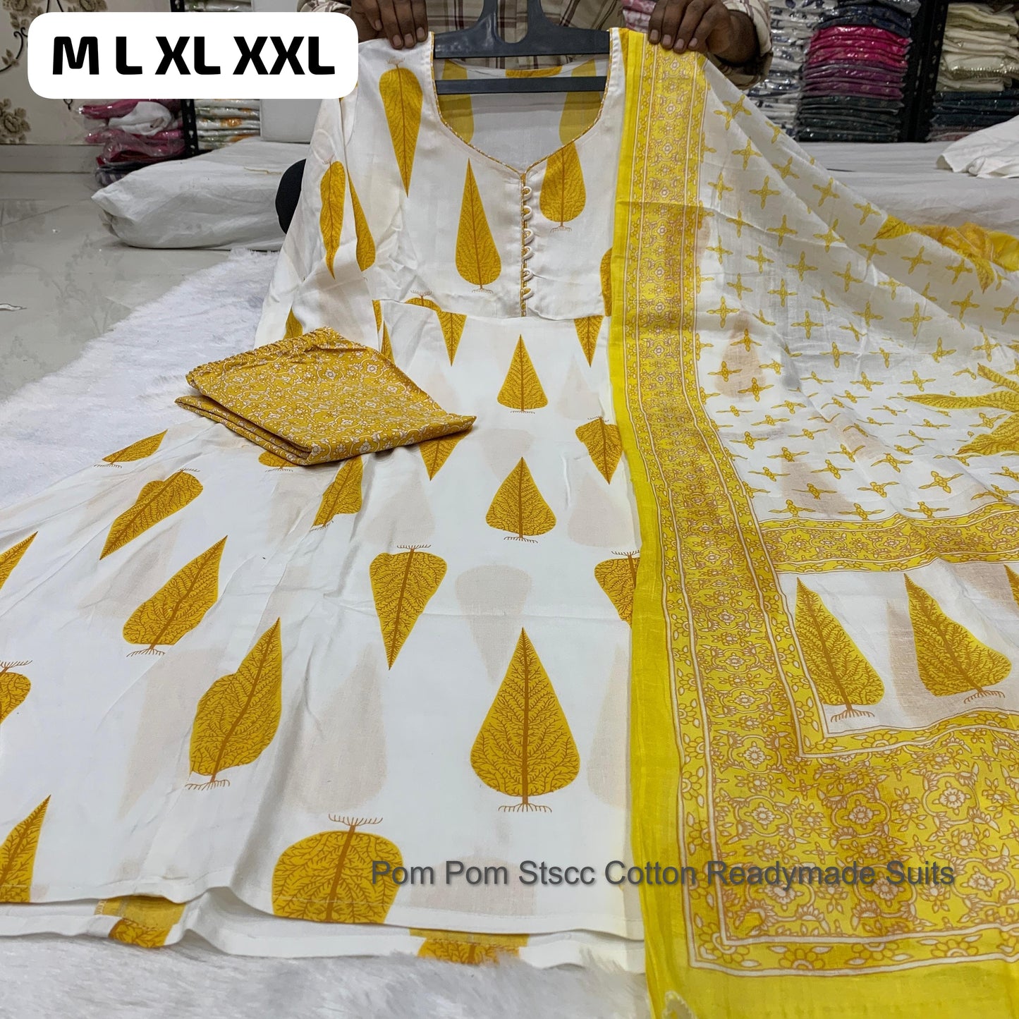 Pom Pom Stscc Cotton Readymade Suits