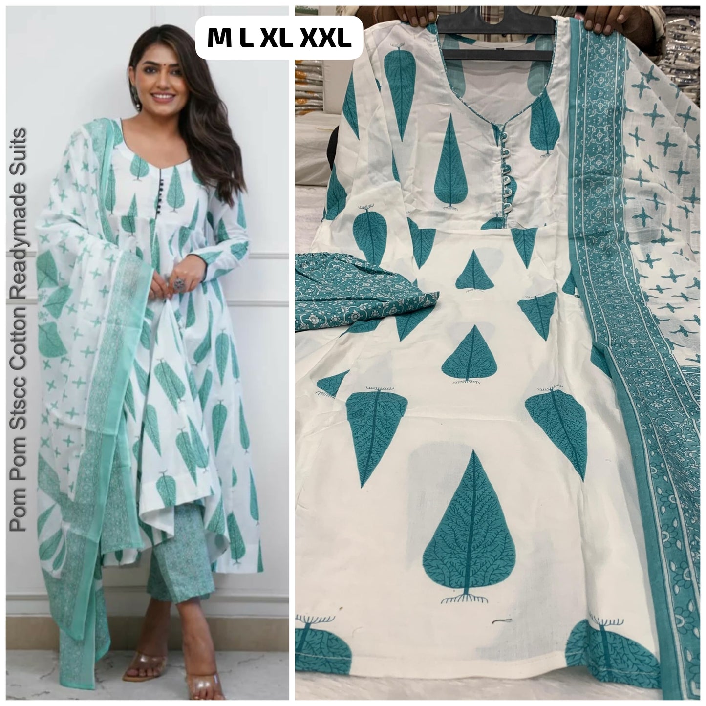 Pom Pom Stscc Cotton Readymade Suits