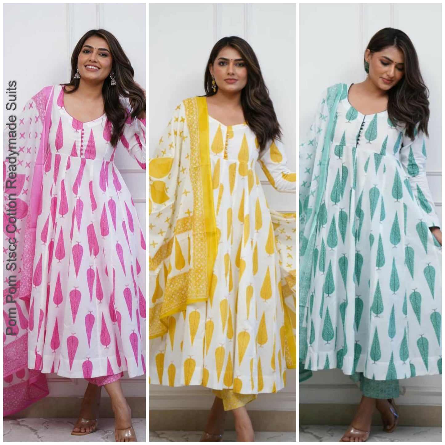 Pom Pom Stscc Cotton Readymade Suits